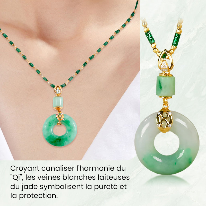 Peace and Blessing Jade Hetian Necklace - Elevate Your Spirit with Calming Elegance at an Exceptional Price