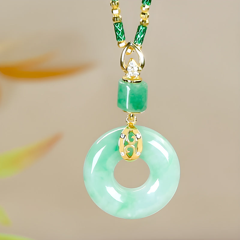 Peace and Blessing Jade Hetian Necklace - Elevate Your Spirit with Calming Elegance at an Exceptional Price