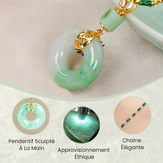 Peace and Blessing Jade Hetian Necklace - Elevate Your Spirit with Calming Elegance at an Exceptional Price
