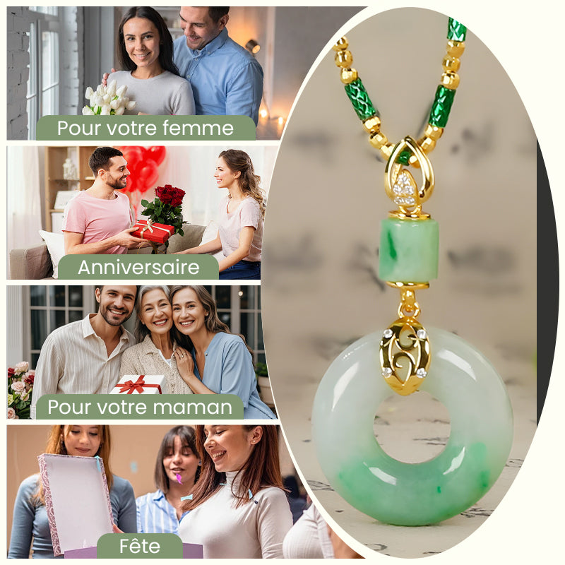 Peace and Blessing Jade Hetian Necklace - Elevate Your Spirit with Calming Elegance at an Exceptional Price