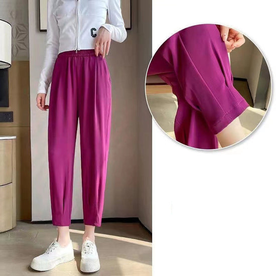 Women's Breathable Stretch Straight Pants in Casual Style – Now 50% Off