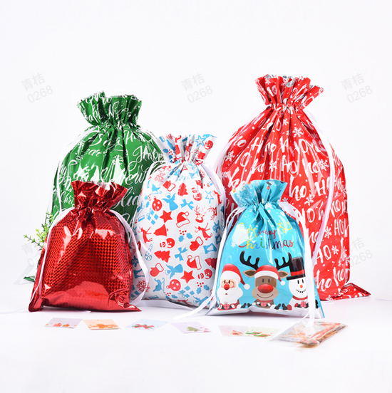 Le sac cadeau de Noël ultime avec 50 % de réduction – Sacs à cordon festifs et élégants