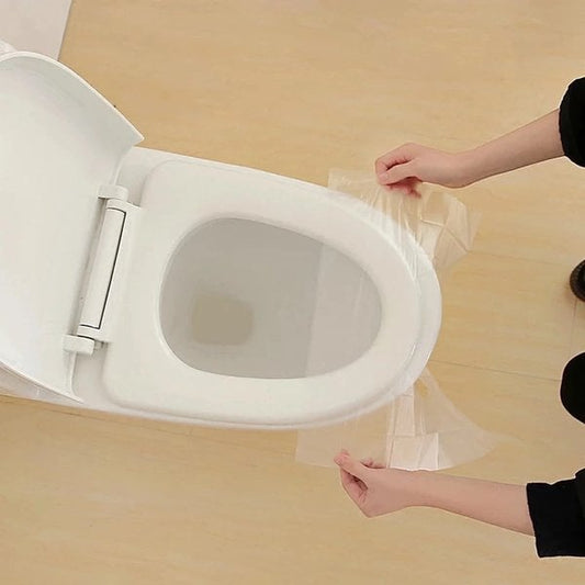 Housse de siège de toilettes jetable biodégradable pour une hygiène écologique et pratique