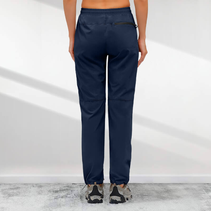 Women's Hiking Pants with 5 Zip Pockets and Quick Drying