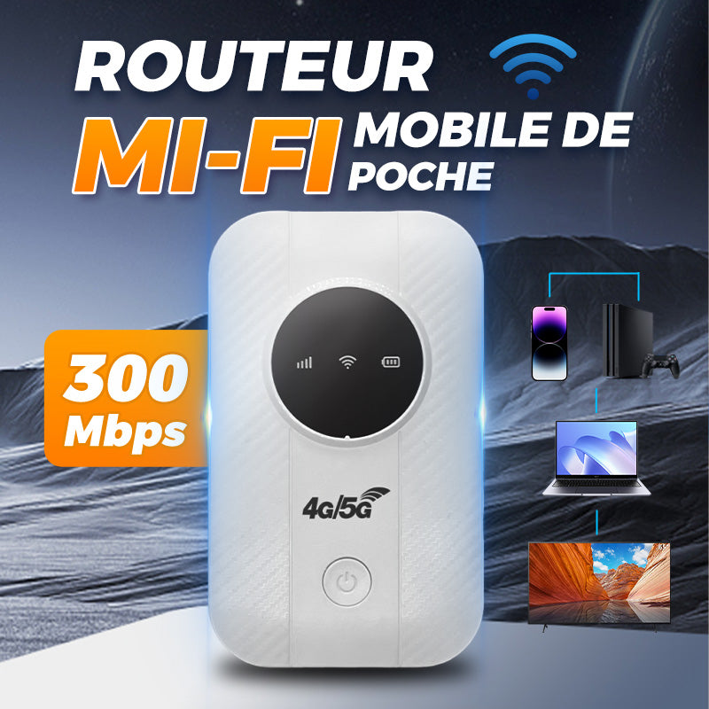 Vente exceptionnelle🔥 Routeur Wi-Fi Mobile 4G LTE Portable pour un accès Internet ultra-rapide