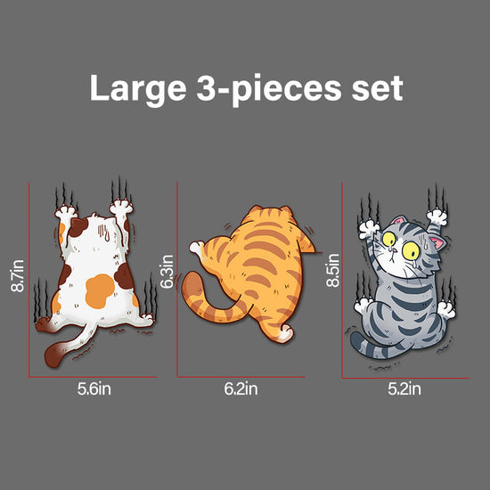 Autocollants mignons de chats pour personnaliser votre voiture