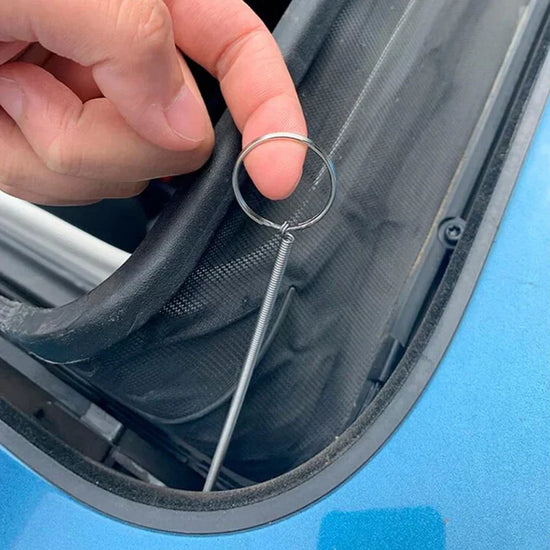 Brosse de nettoyage multifonction pour trou et tuyau de vidange de voiture
