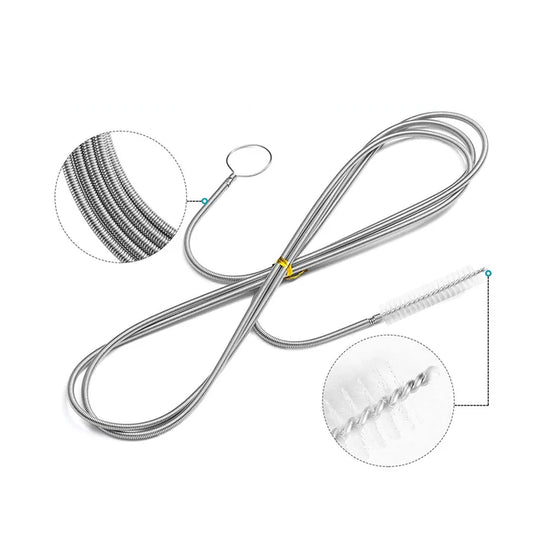 Brosse de nettoyage multifonction pour trou et tuyau de vidange de voiture