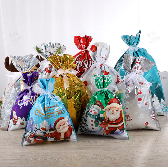 Le sac cadeau de Noël ultime avec 50 % de réduction – Sacs à cordon festifs et élégants