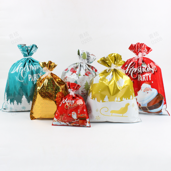 Le sac cadeau de Noël ultime avec 50 % de réduction – Sacs à cordon festifs et élégants