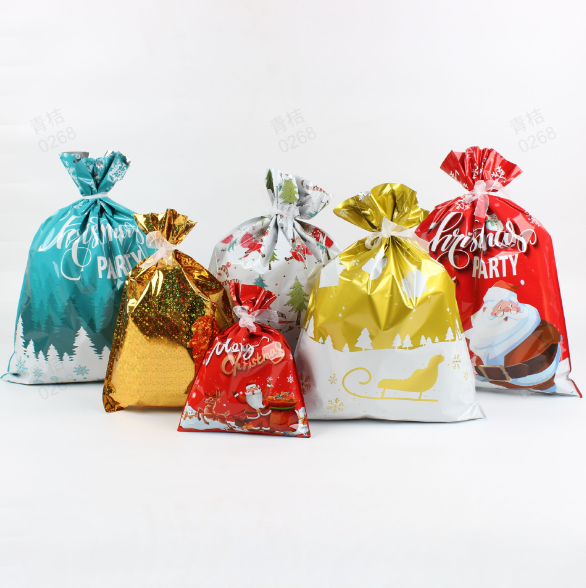 Le sac cadeau de Noël ultime avec 50 % de réduction – Sacs à cordon festifs et élégants