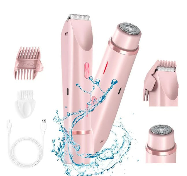 💜 2-in-1 Comfort Electric Razor for Soft and Effortless Skin