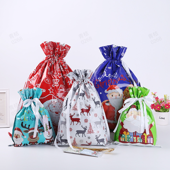 Le sac cadeau de Noël ultime avec 50 % de réduction – Sacs à cordon festifs et élégants