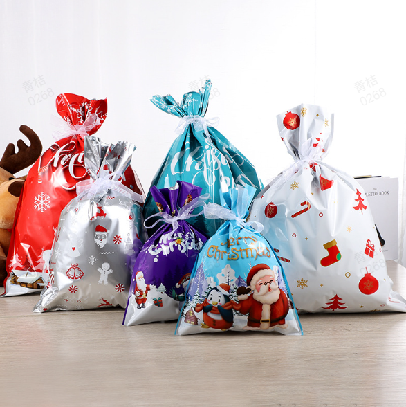 Le sac cadeau de Noël ultime avec 50 % de réduction – Sacs à cordon festifs et élégants