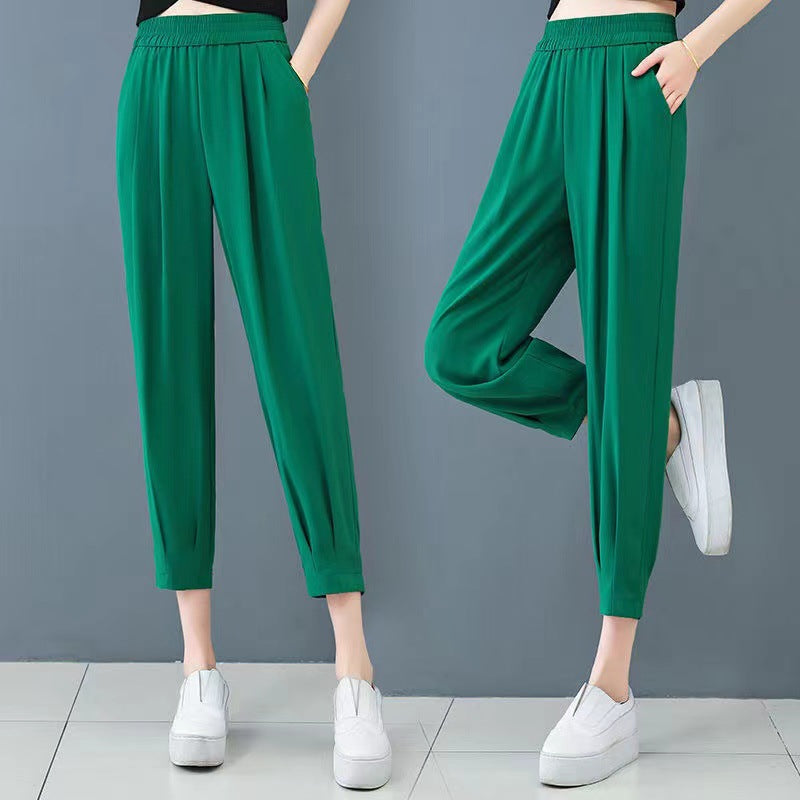 Women's Breathable Stretch Straight Pants in Casual Style – Now 50% Off