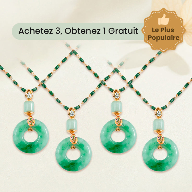 Peace and Blessing Jade Hetian Necklace - Elevate Your Spirit with Calming Elegance at an Exceptional Price