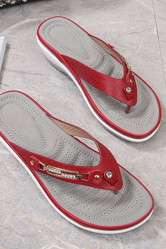 Soft leather sandals with arch support for women