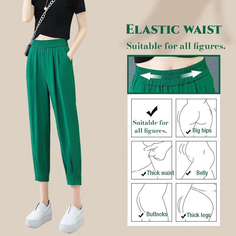 Women's Breathable Stretch Straight Pants in Casual Style – Now 50% Off