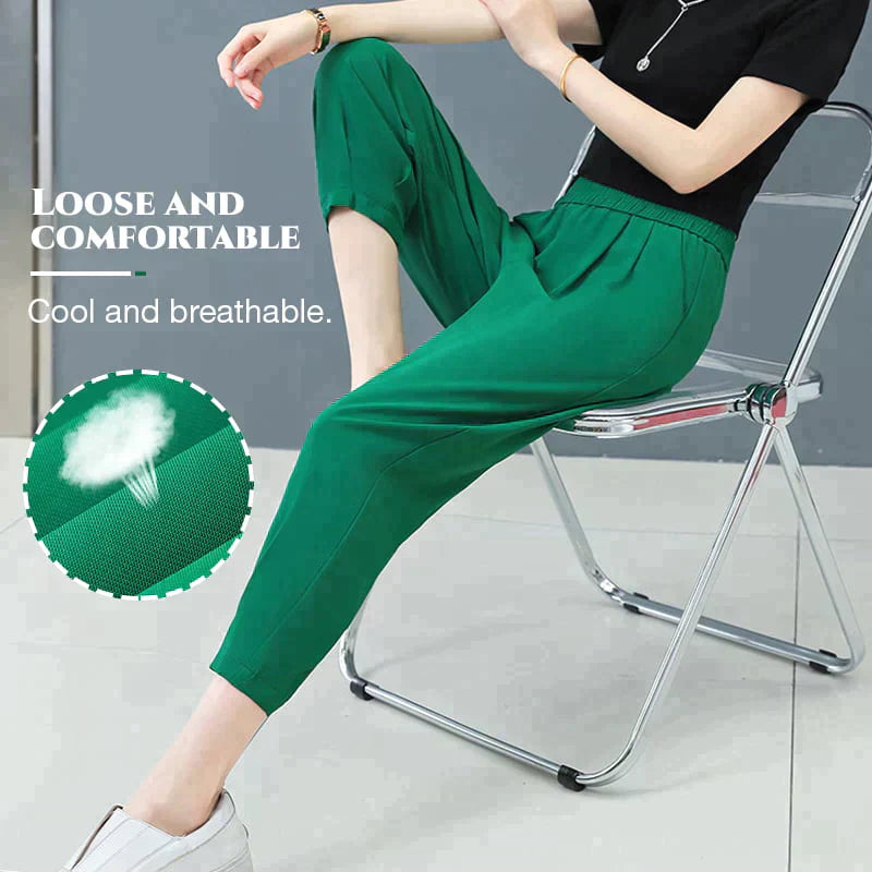 Women's Breathable Stretch Straight Pants in Casual Style – Now 50% Off
