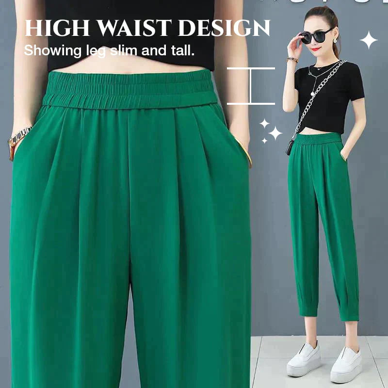 Women's Breathable Stretch Straight Pants in Casual Style – Now 50% Off