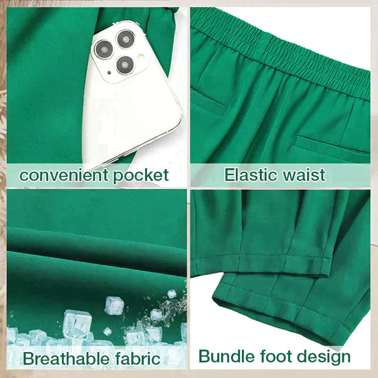 Women's Breathable Stretch Straight Pants in Casual Style – Now 50% Off