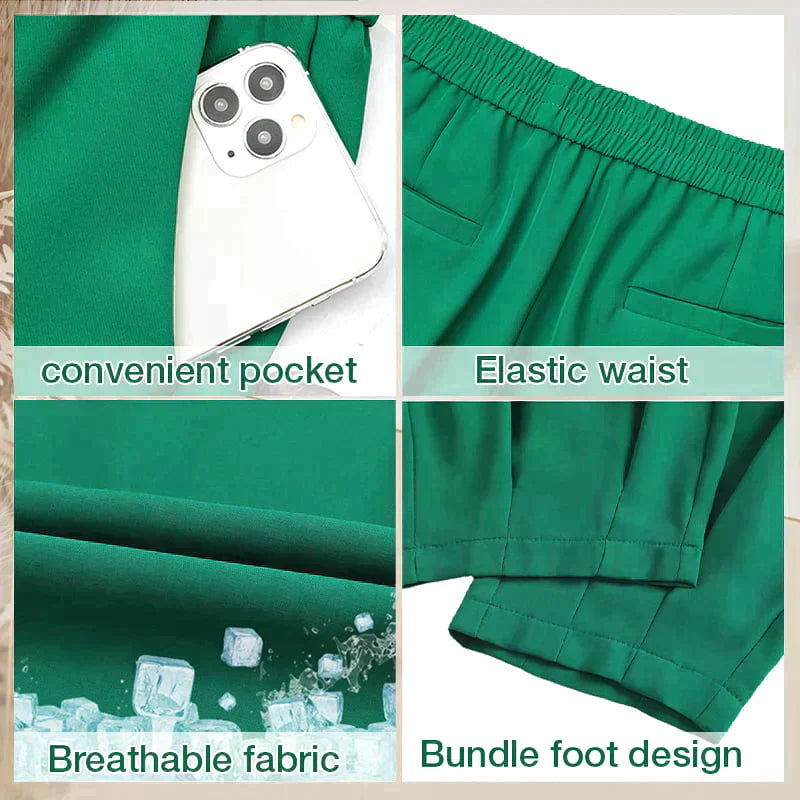 Women's Breathable Stretch Straight Pants in Casual Style – Now 50% Off