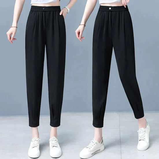 Women's Breathable Stretch Straight Pants in Casual Style – Now 50% Off