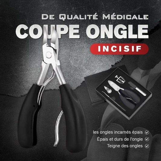 Coupe-ongles de qualité médicale pour une coupe précise et hygiénique