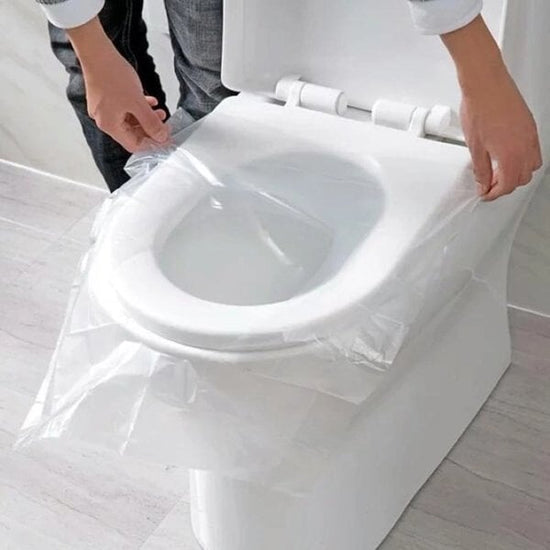 Housse de siège de toilettes jetable biodégradable pour une hygiène écologique et pratique