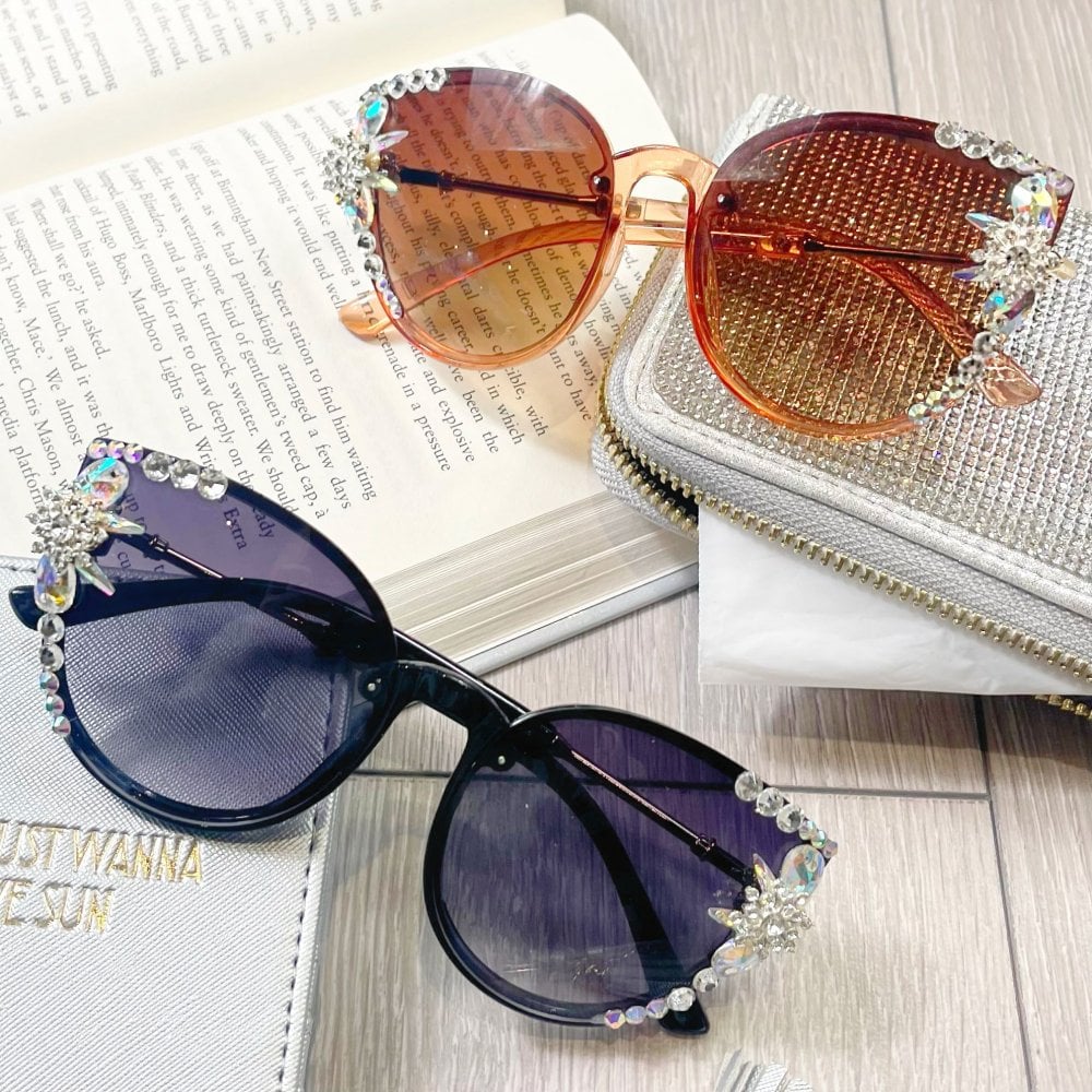 Lemonade Crystal Sparkle Sunglasses