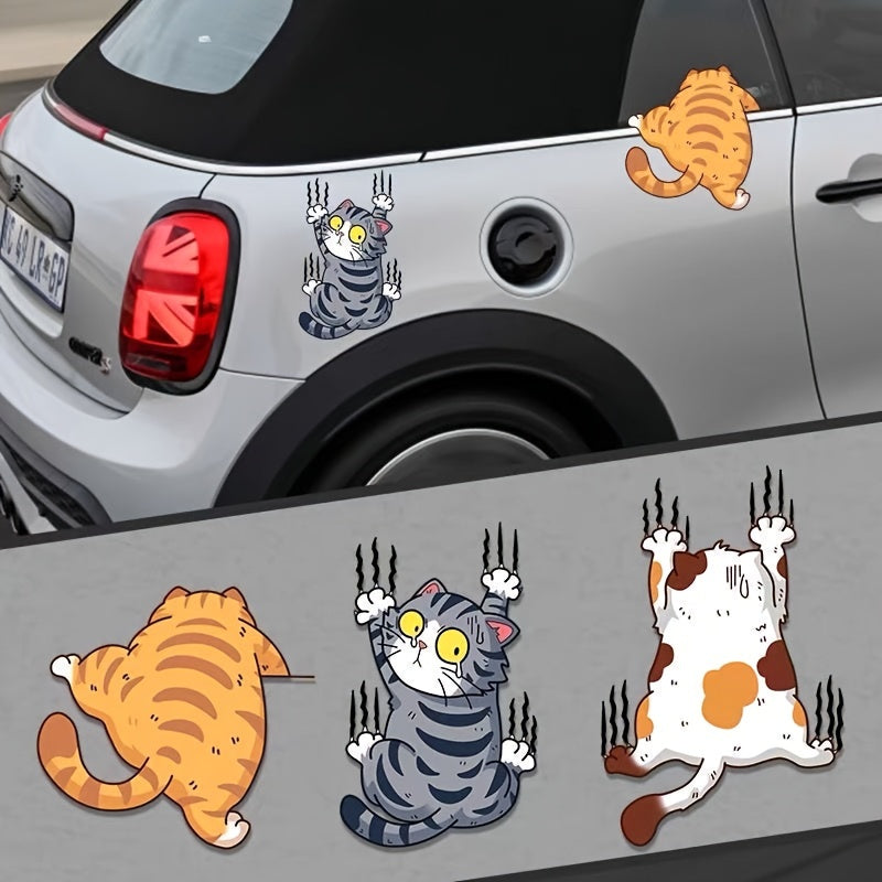 Autocollants mignons de chats pour personnaliser votre voiture