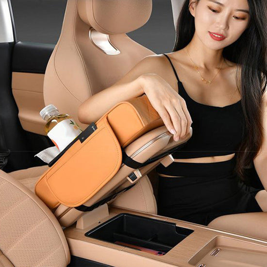 Vente du Nouvel An✨Causette Multifonction pour Accoudoir de Voiture - Pratique et Stylée pour Vos Déplacements