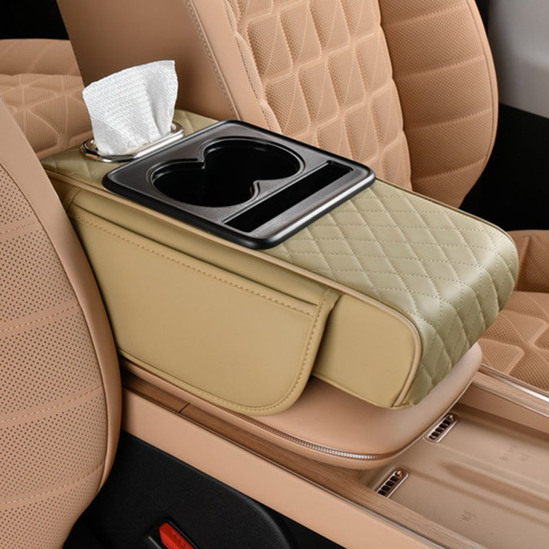 Vente du Nouvel An✨Causette Multifonction pour Accoudoir de Voiture - Pratique et Stylée pour Vos Déplacements