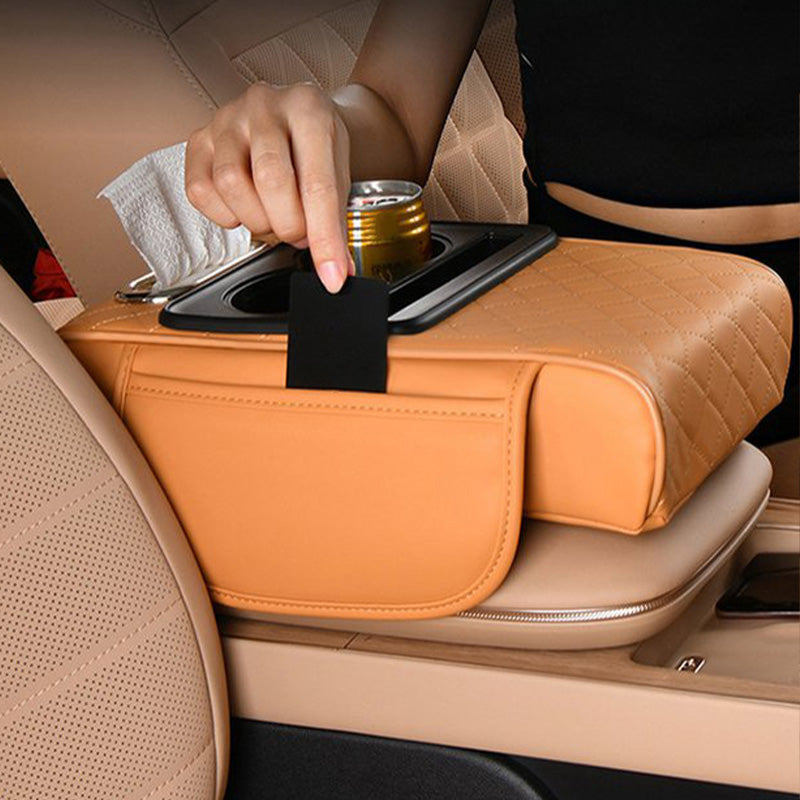 Vente du Nouvel An✨Causette Multifonction pour Accoudoir de Voiture - Pratique et Stylée pour Vos Déplacements
