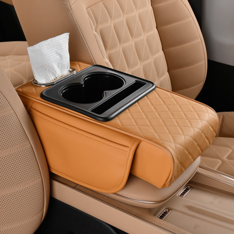 Vente du Nouvel An✨Causette Multifonction pour Accoudoir de Voiture - Pratique et Stylée pour Vos Déplacements