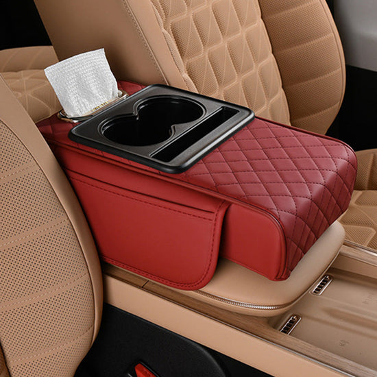 Vente du Nouvel An✨Causette Multifonction pour Accoudoir de Voiture - Pratique et Stylée pour Vos Déplacements