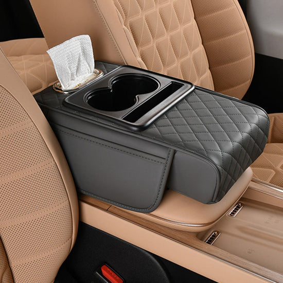 Vente du Nouvel An✨Causette Multifonction pour Accoudoir de Voiture - Pratique et Stylée pour Vos Déplacements