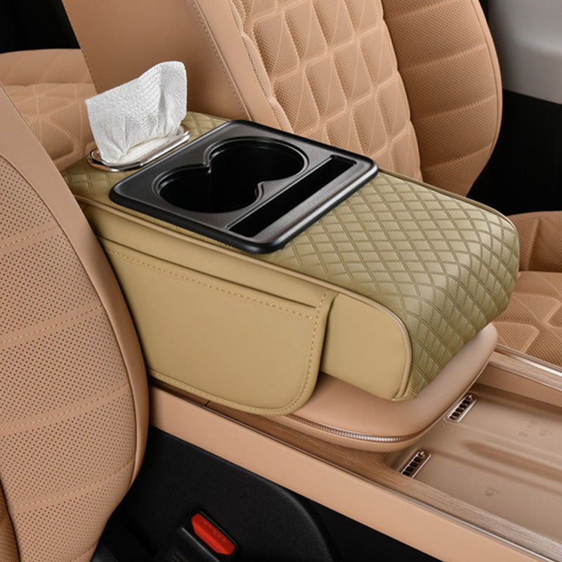 Vente du Nouvel An✨Causette Multifonction pour Accoudoir de Voiture - Pratique et Stylée pour Vos Déplacements