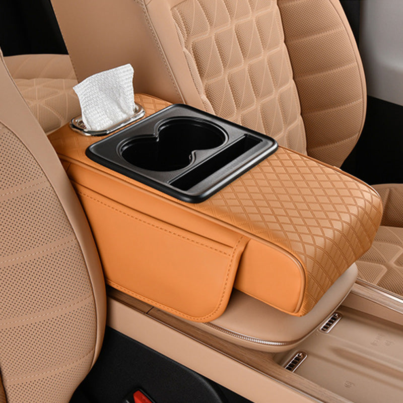 Vente du Nouvel An✨Causette Multifonction pour Accoudoir de Voiture - Pratique et Stylée pour Vos Déplacements