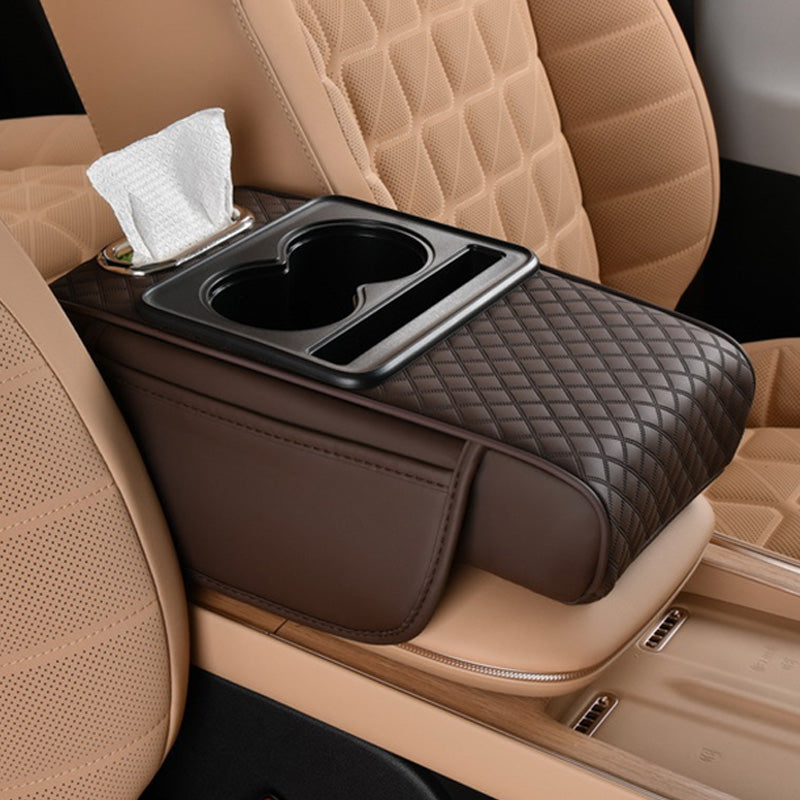 Vente du Nouvel An✨Causette Multifonction pour Accoudoir de Voiture - Pratique et Stylée pour Vos Déplacements