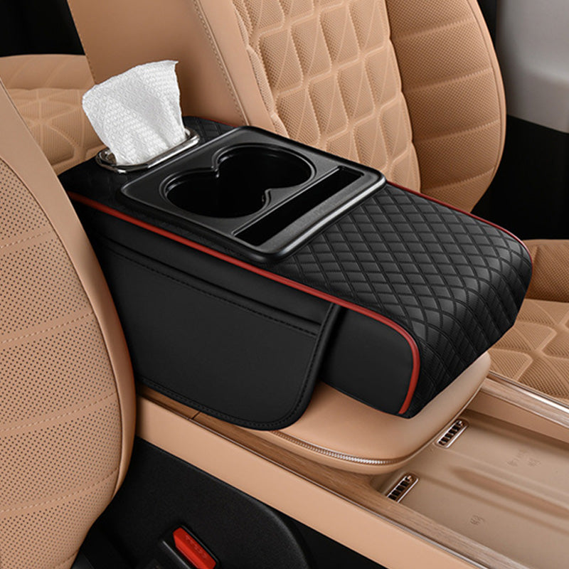 Vente du Nouvel An✨Causette Multifonction pour Accoudoir de Voiture - Pratique et Stylée pour Vos Déplacements