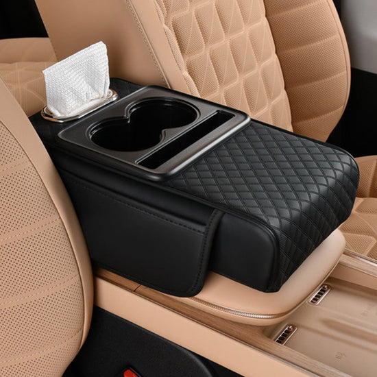 Vente du Nouvel An✨Causette Multifonction pour Accoudoir de Voiture - Pratique et Stylée pour Vos Déplacements