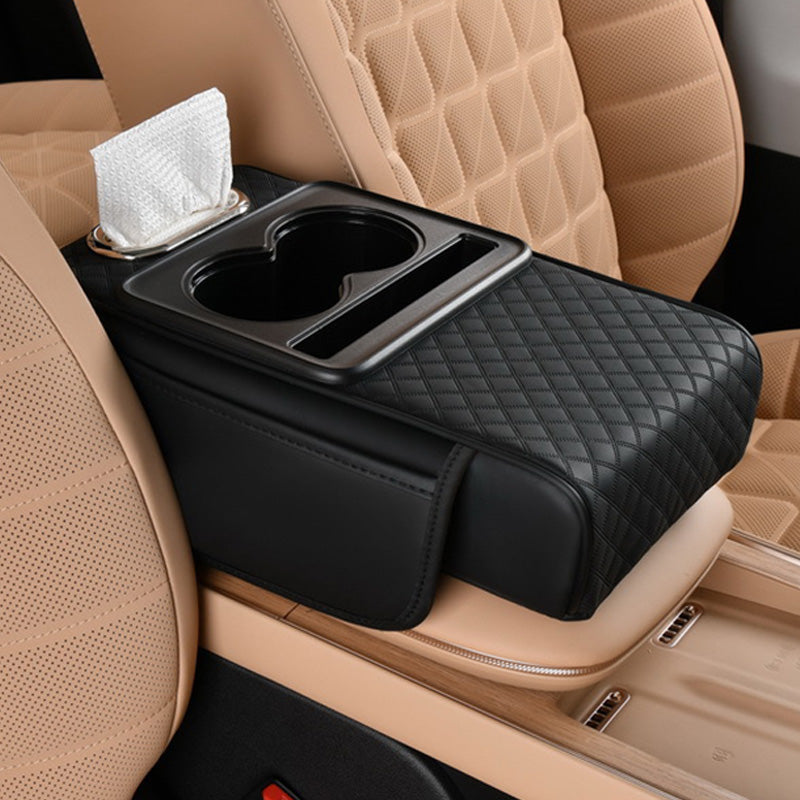 Vente du Nouvel An✨Causette Multifonction pour Accoudoir de Voiture - Pratique et Stylée pour Vos Déplacements