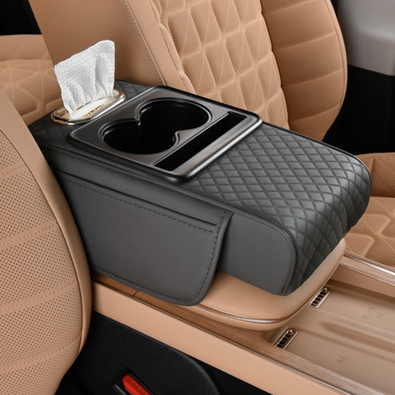 Vente du Nouvel An✨Causette Multifonction pour Accoudoir de Voiture - Pratique et Stylée pour Vos Déplacements