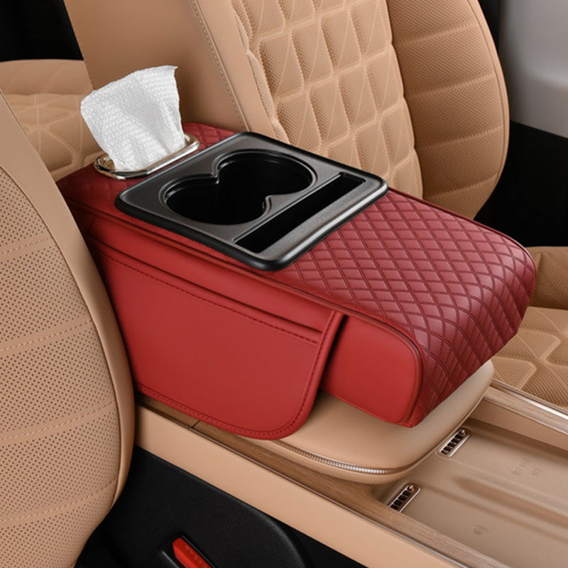Vente du Nouvel An✨Causette Multifonction pour Accoudoir de Voiture - Pratique et Stylée pour Vos Déplacements