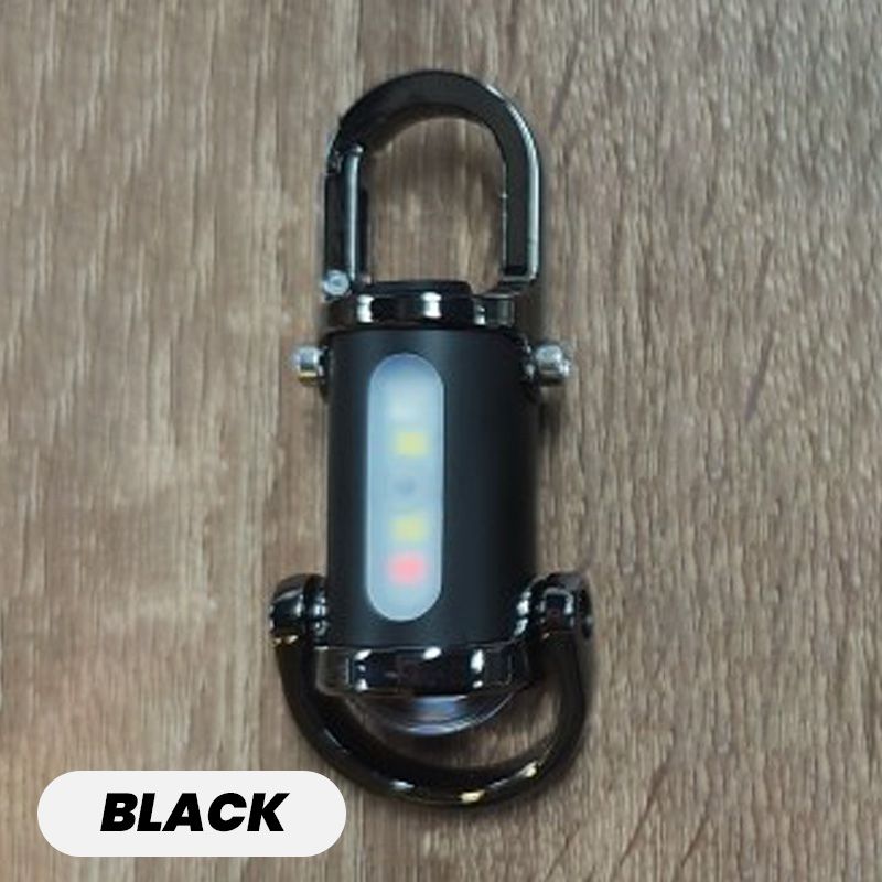 Lampe de Poche Mini Porte-Clés Ultra-Lumineuse 1200 lm, Étanche et Compacte
