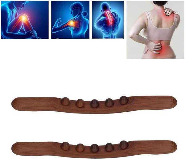 Wooden Lymphatic Massage Stick – Spa and Wellness for Deep Relaxation