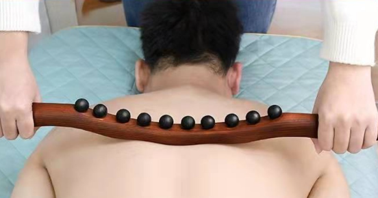Wooden Lymphatic Massage Stick – Spa and Wellness for Deep Relaxation