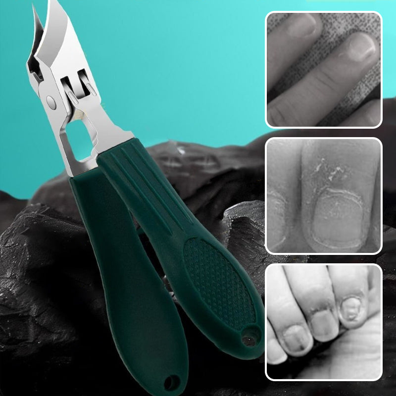 Set de 3 coupe-ongles avec bord incliné à 25°, conception anti-éclaboussures pour une utilisation facile et propre en 2025