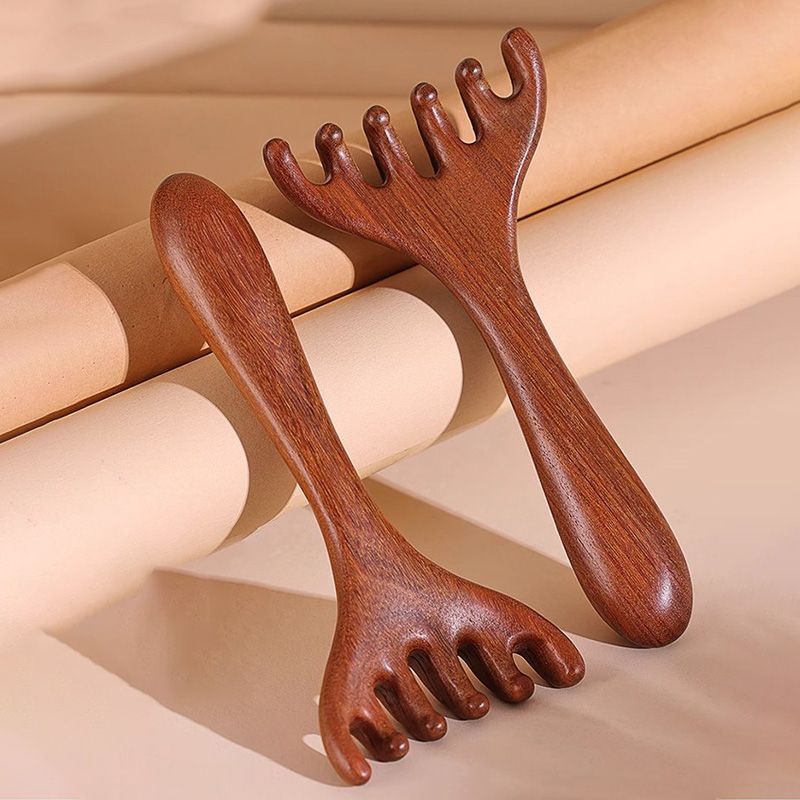 Six-Claw Meridian Massage Comb for Optimal Relaxation